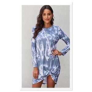 Tie Dye Mini Dress NWT
